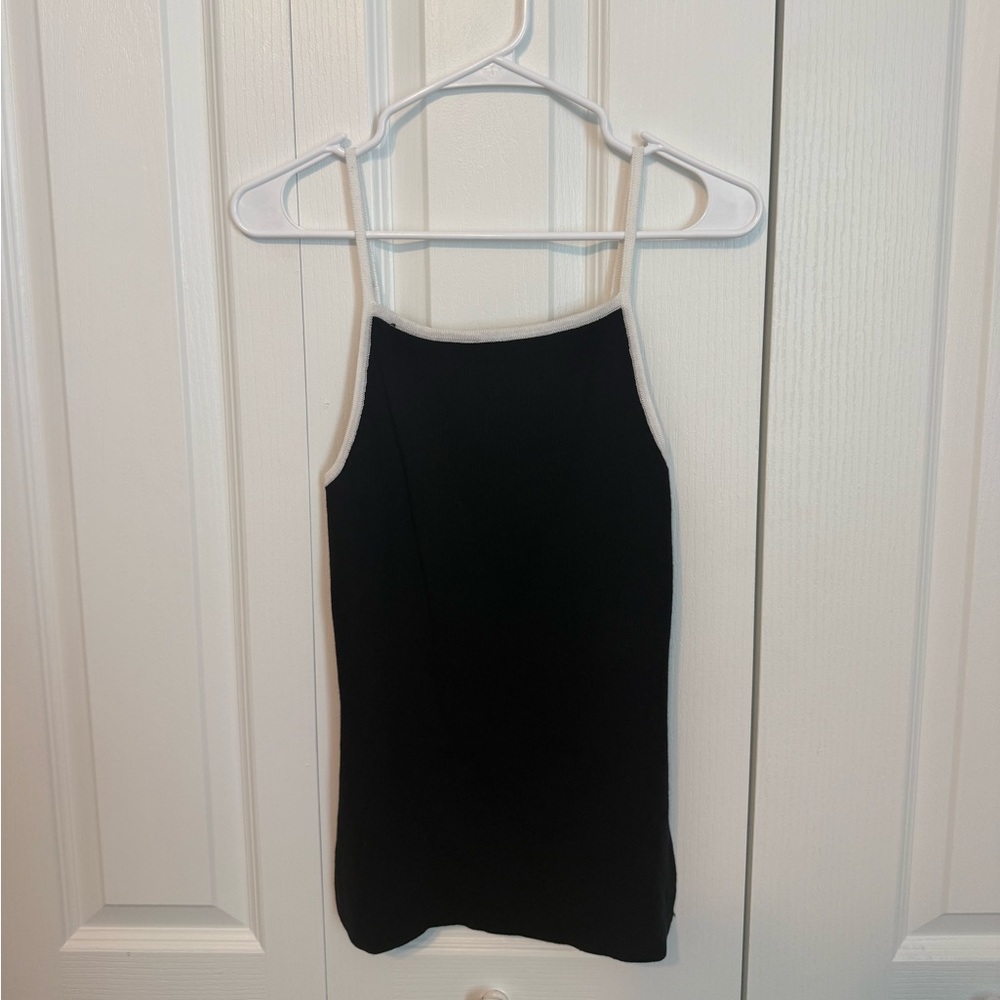 Crescent Black and White Camisole